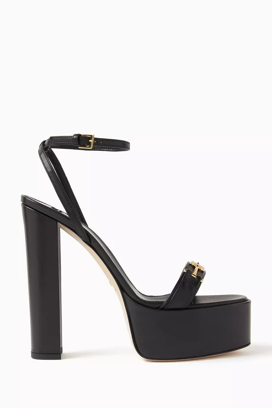 Horsebit 140 Platform Sandals in Leather