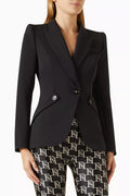 Flap Jacket in Crepe