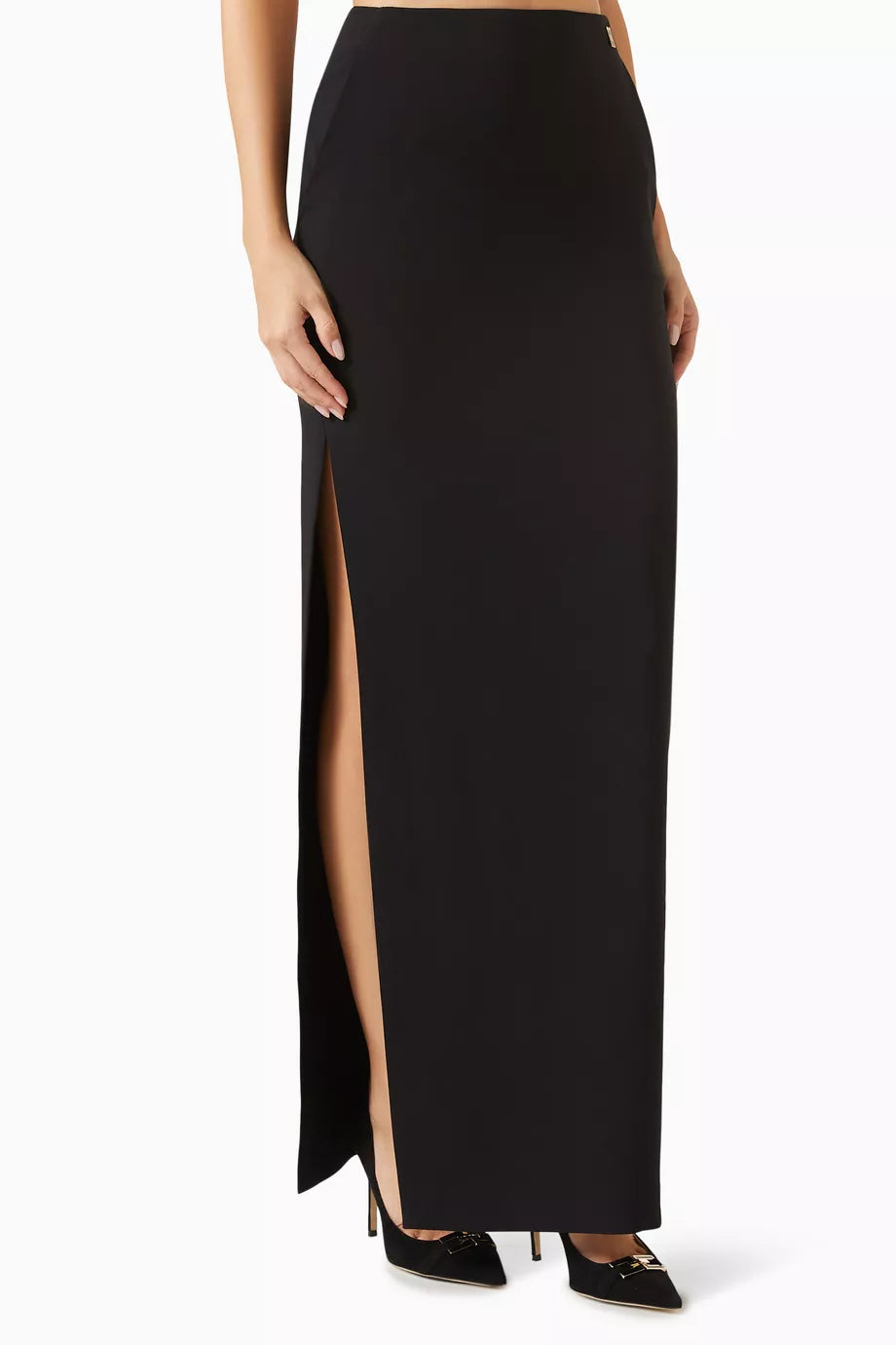 Maxi Pencil Skirt in Crepe