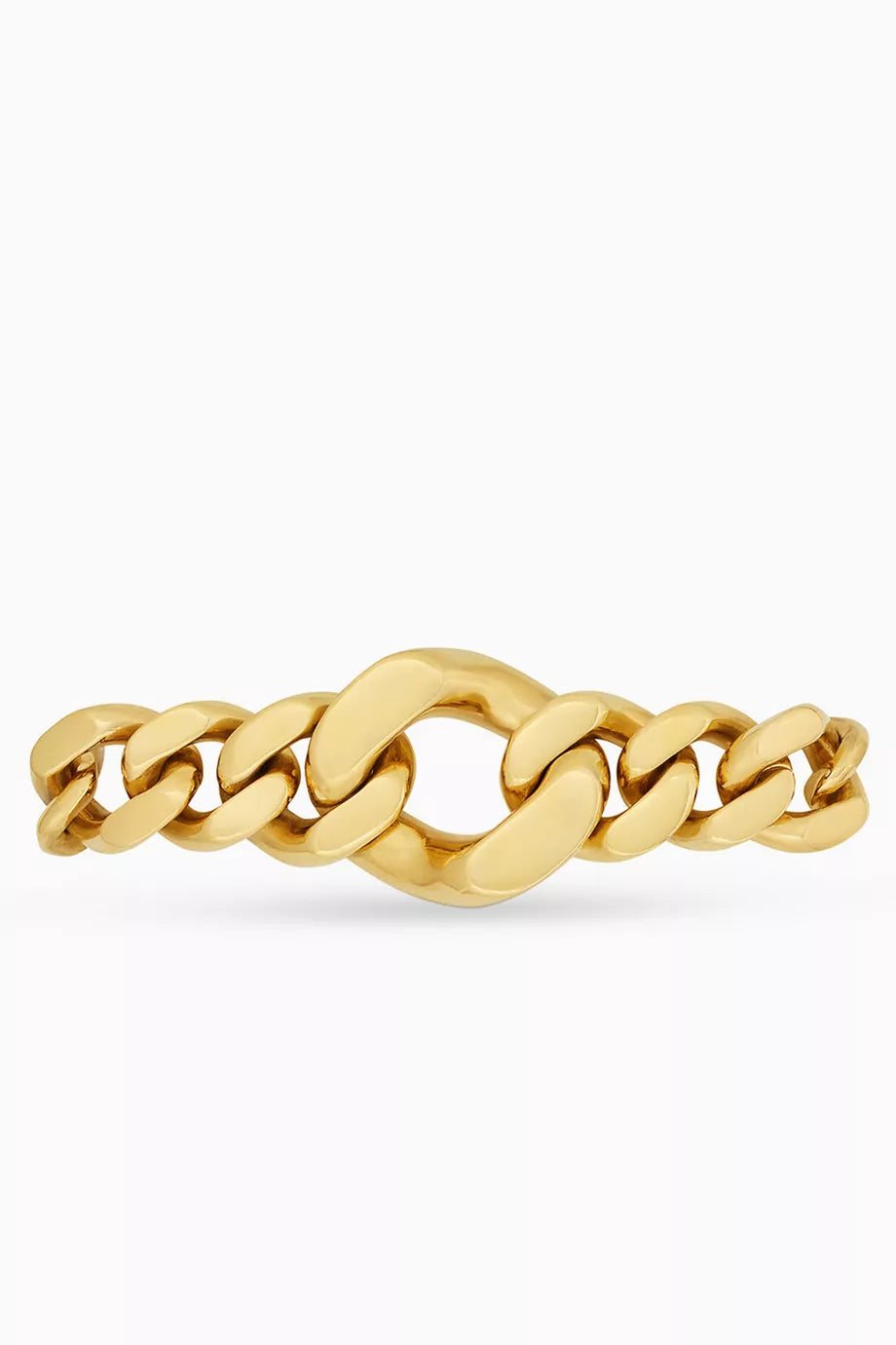 Graduated Chain Bracelet in Metal