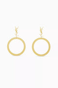 Cassandre Hoop Earrings in Metal