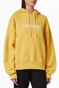 Logo Oversized Hoodie in Cotton-fleece