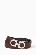 Donna Reversible Belt in Calfskin Leather