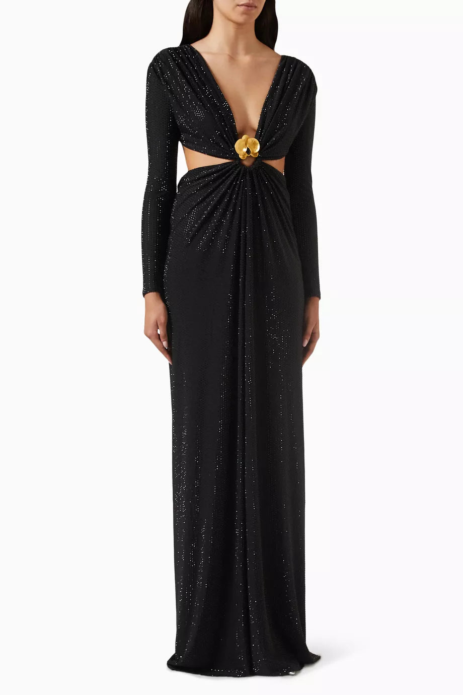 Diamanté Backless Dress