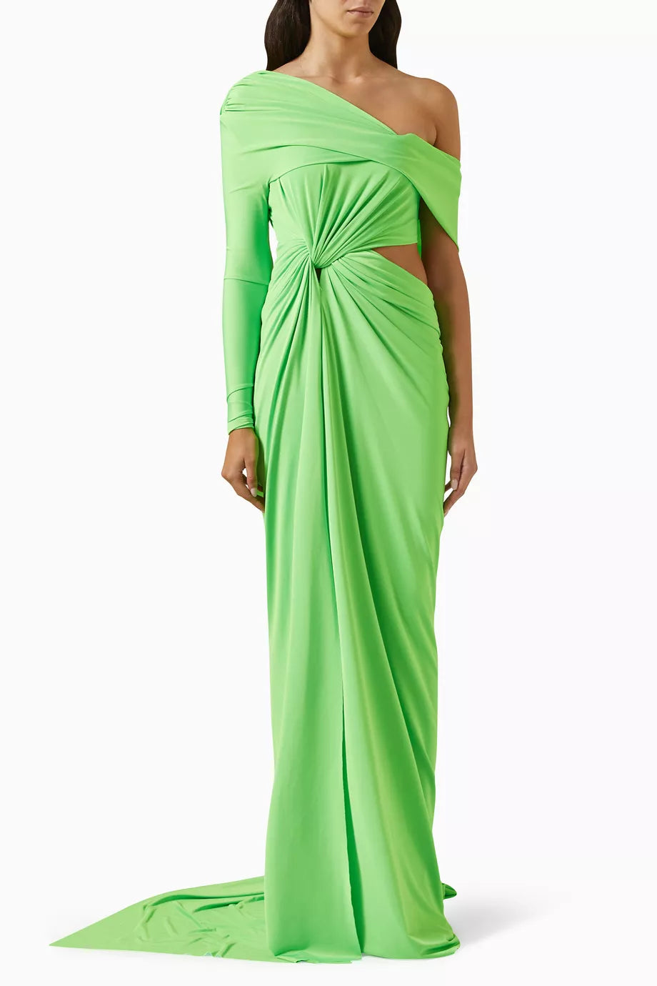 Twist Cut-out Dress in Jersey