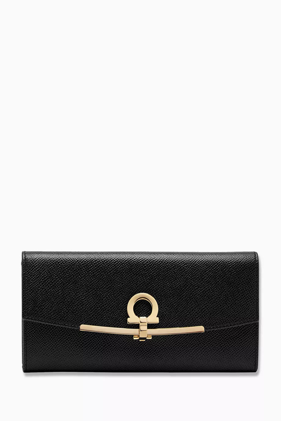 Gancini Continental Wallet in Calf Leather