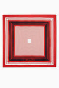 Geometric-print Scarf in Silk