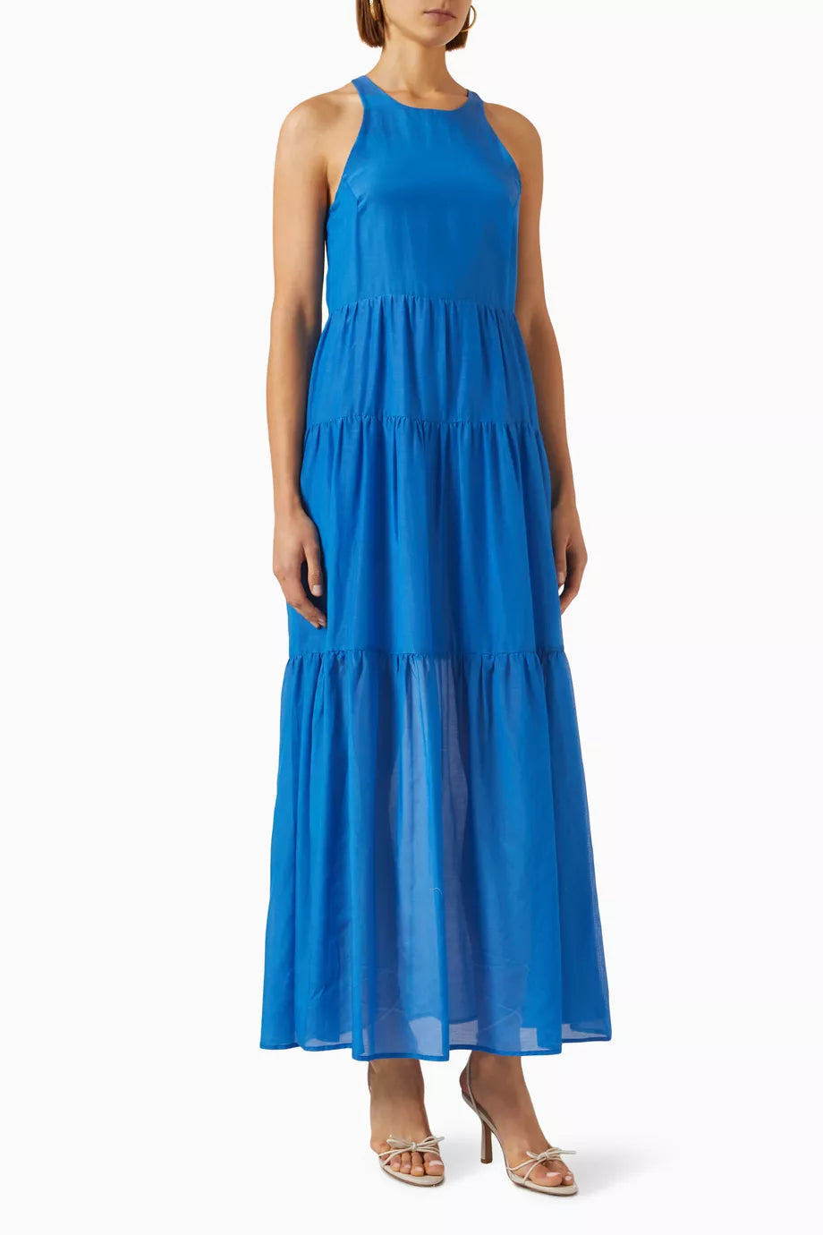 Farren Maxi Dress in Cotton-silk