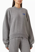 Logo-embroidered Sweatshirt in Cotton