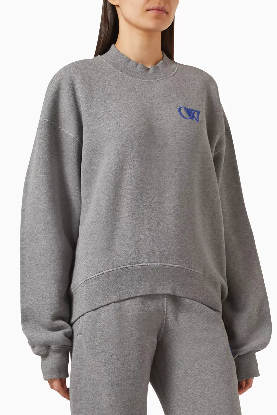 Logo-embroidered Sweatshirt in Cotton