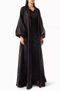 Detachable Cape-style Maxi Dress