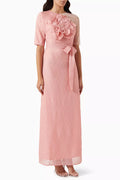 3D Floral Maxi Dress in Tulle