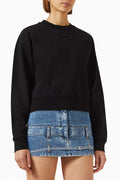 Le Sweatshirt Gros Grain in Cotton-fleece