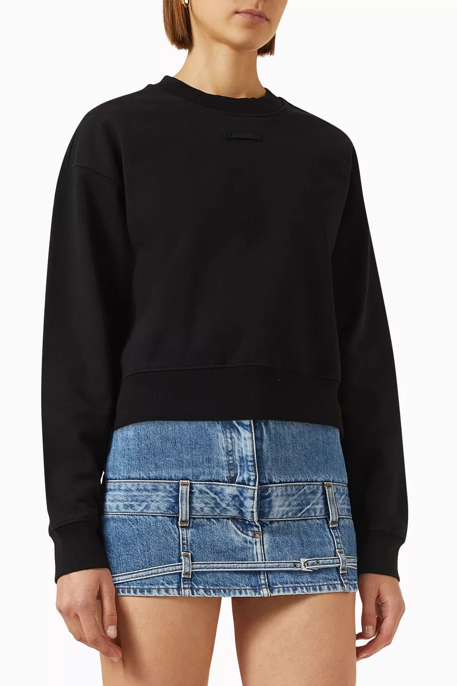 Le Sweatshirt Gros Grain in Cotton-fleece