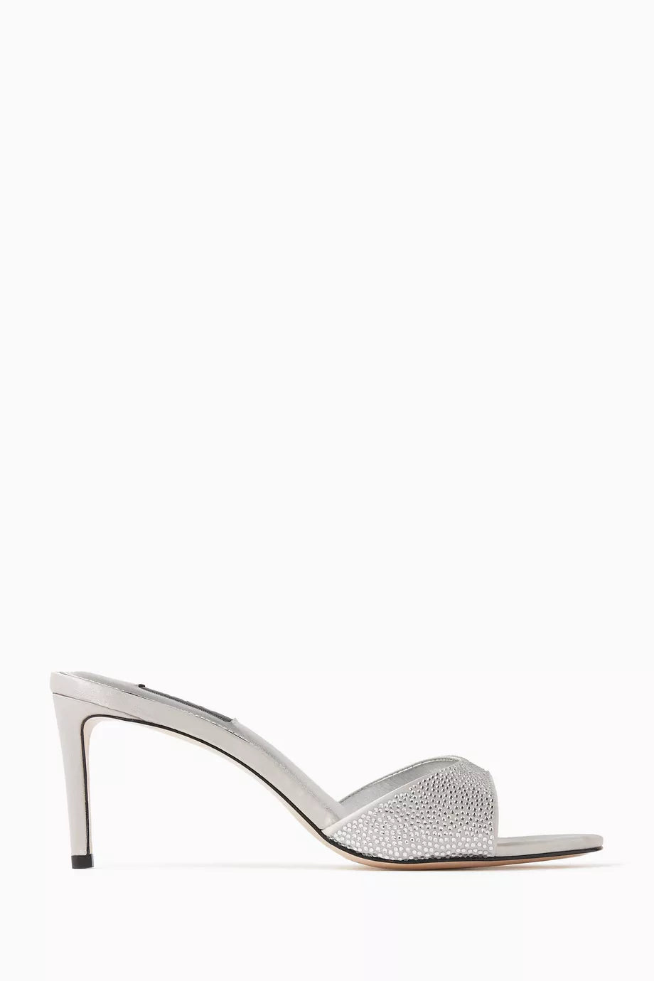 Paz 65 Crystal-embellished Mule Sandals in Satin