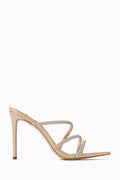 Deva 100 Crystal-embellished Sandals in Nappa