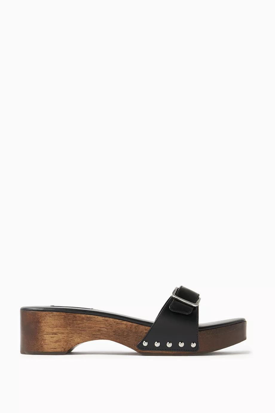 Platza 40 Studded Clogs in Nappa