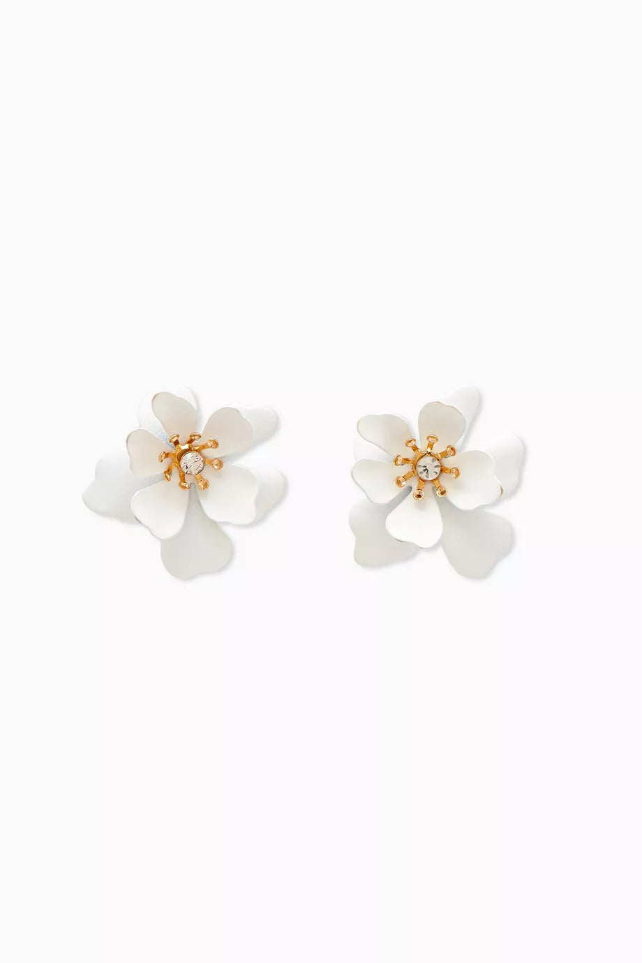 Bloom Earrings in Gold-plated Brass