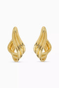 Lynx Earrings in 14kt Gold-plated Brass