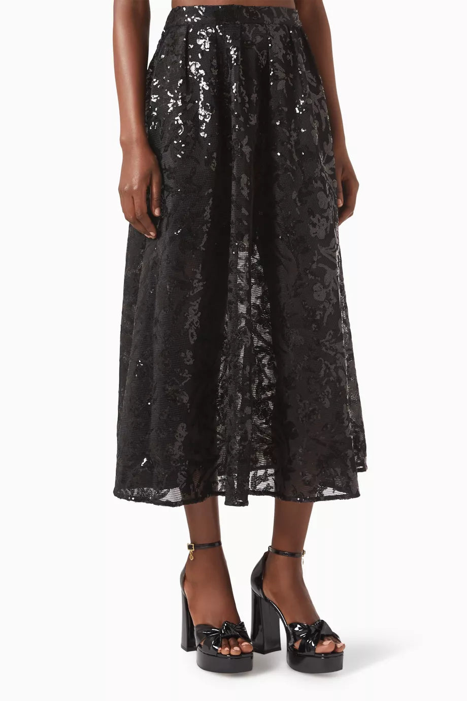 Jupon Midi Skirt in Tulle