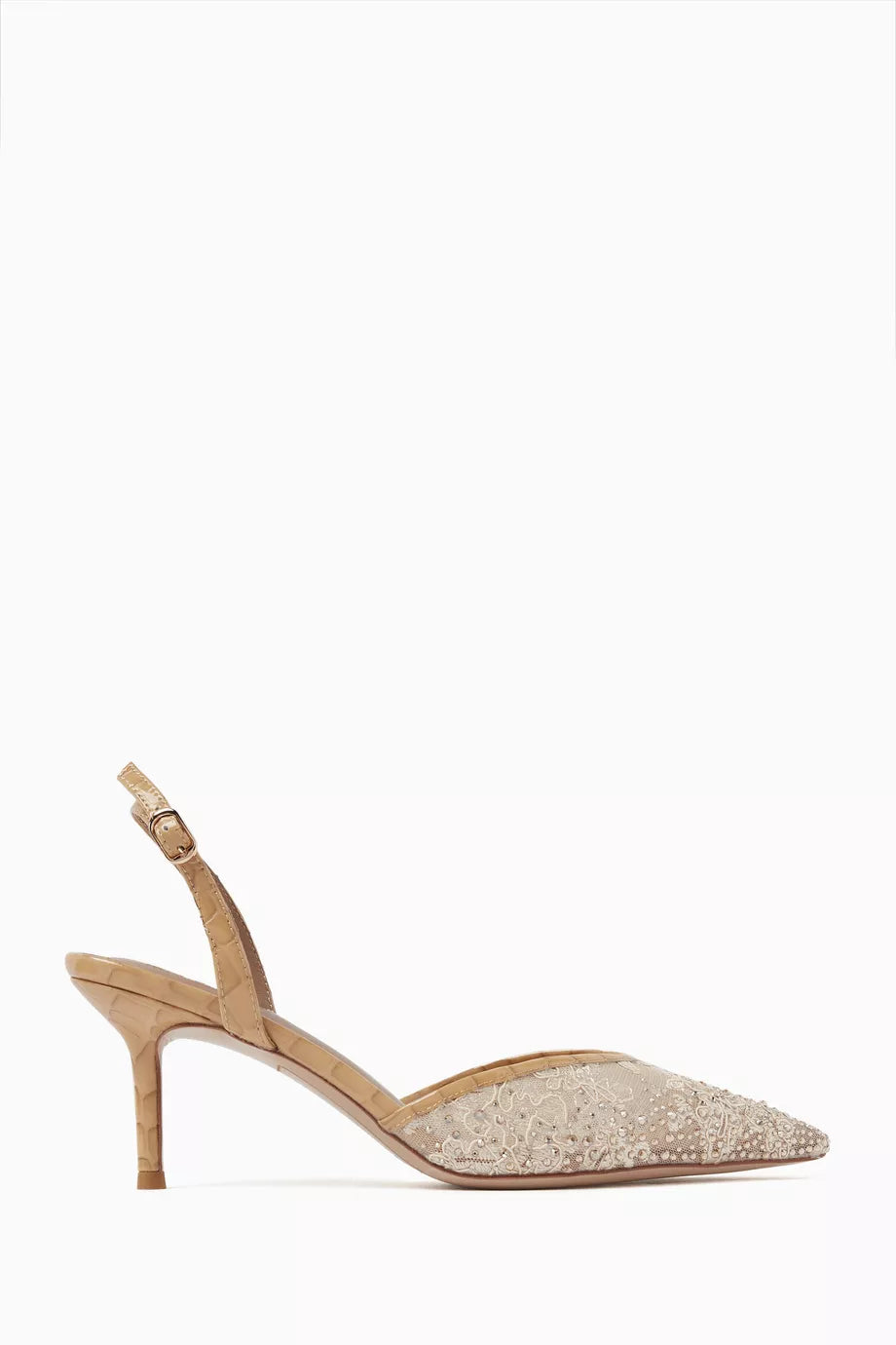 Irenelle 70 Pumps in Crystal-embellished Mesh