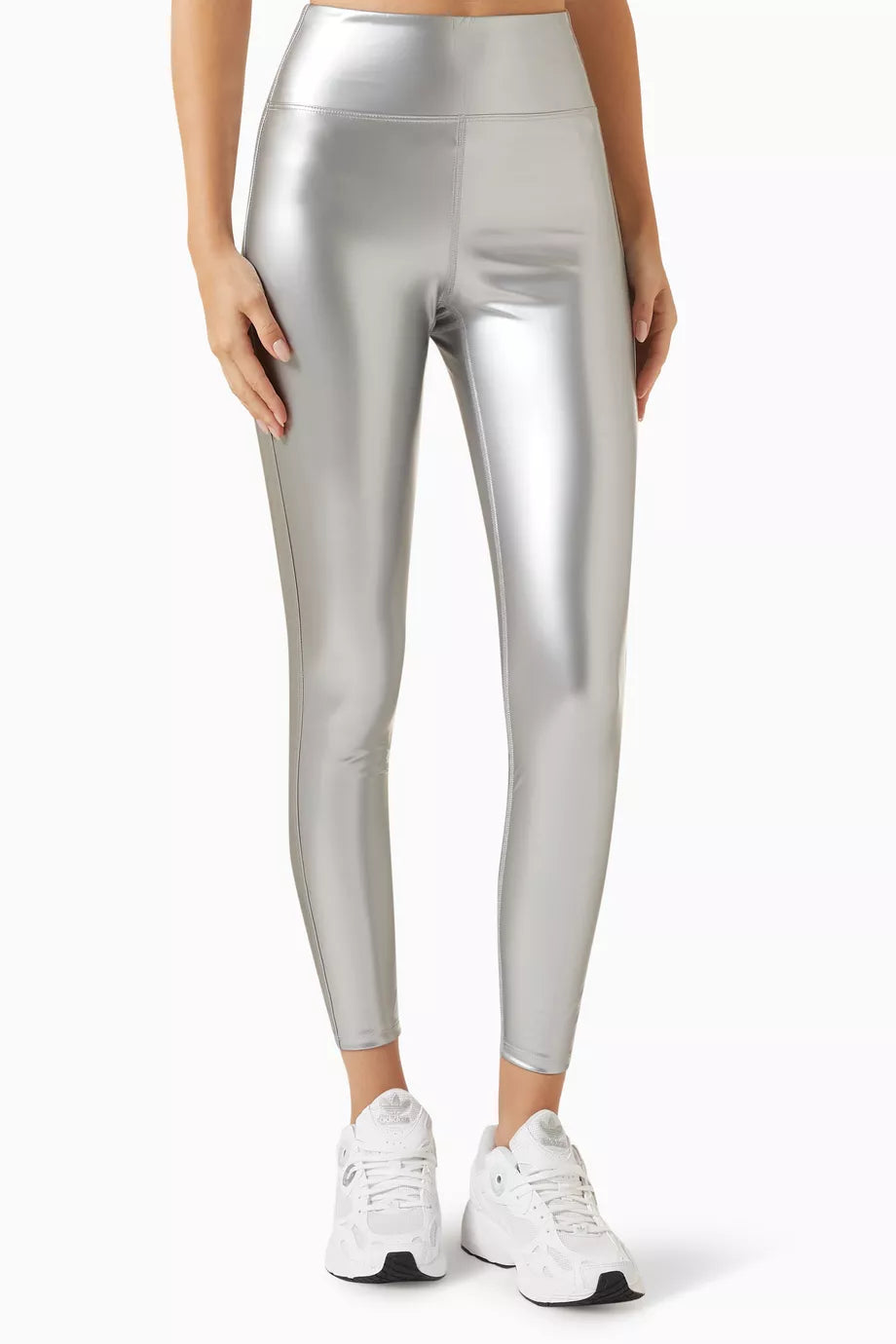 Blade Leggings in Metallic Vegan Leather