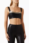 Ibiza Top in Metallic Nylon
