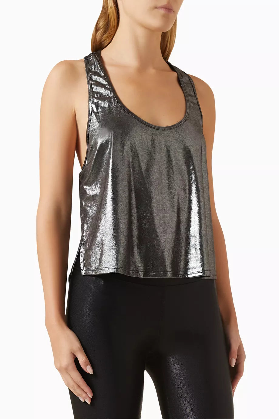 Flare Tank Top in Viscose-blend