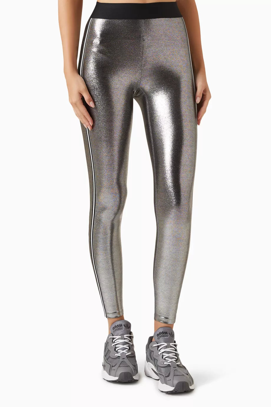 Jetset Leggings in Metallic Fabric