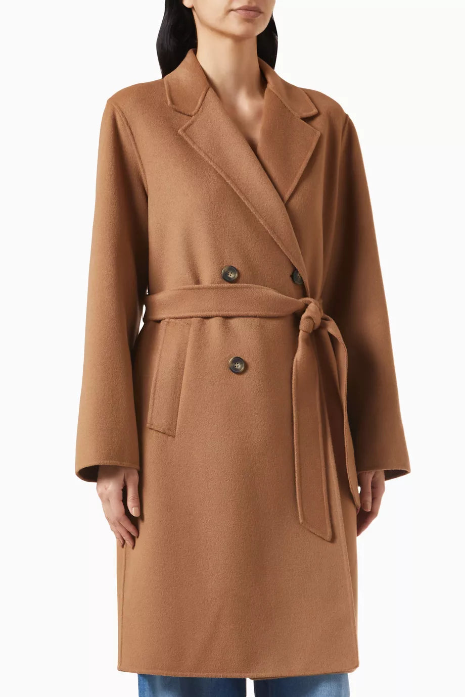 Flirt Double-breasted Coat in Wool
