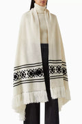Large Peplo Scarf in Wool-cashmere Blend