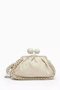 Lecito Clutch Handbag in Lamb Leather
