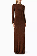 Emmanuelle Maxi Dress in Polyester