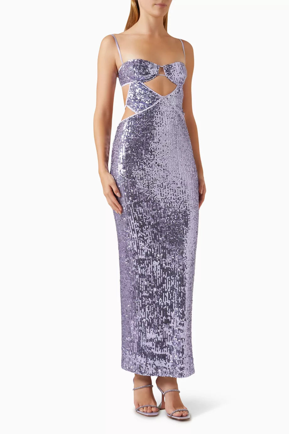 Cyndi Midi Dress in Polyester