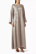 Linear Jewels Kaftan in Silk