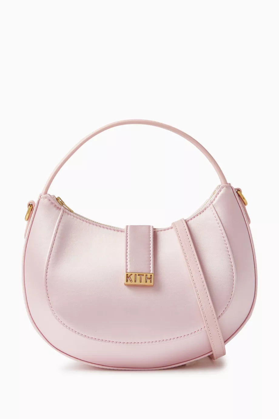 Mini Saddle Bag in Satin