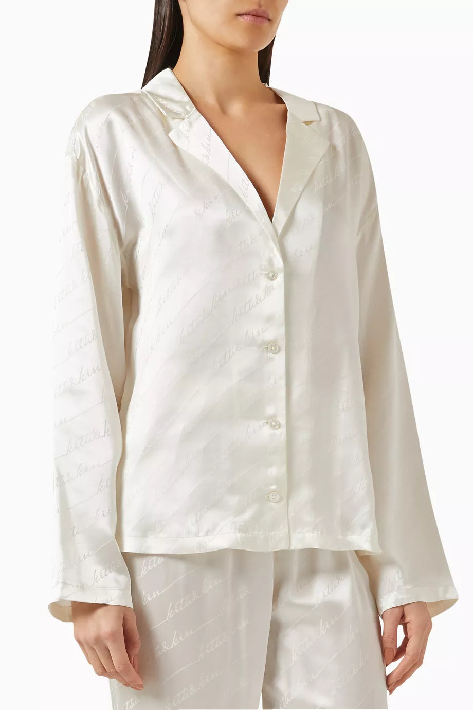 Amalia Autograph Monogram Blouse in Silk