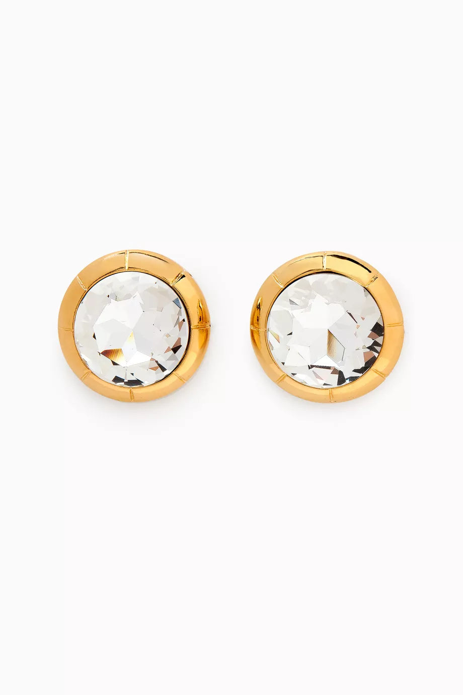Crystal Clip-on Stud Earrings