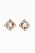 Crystal Clip-on Stud Earrings