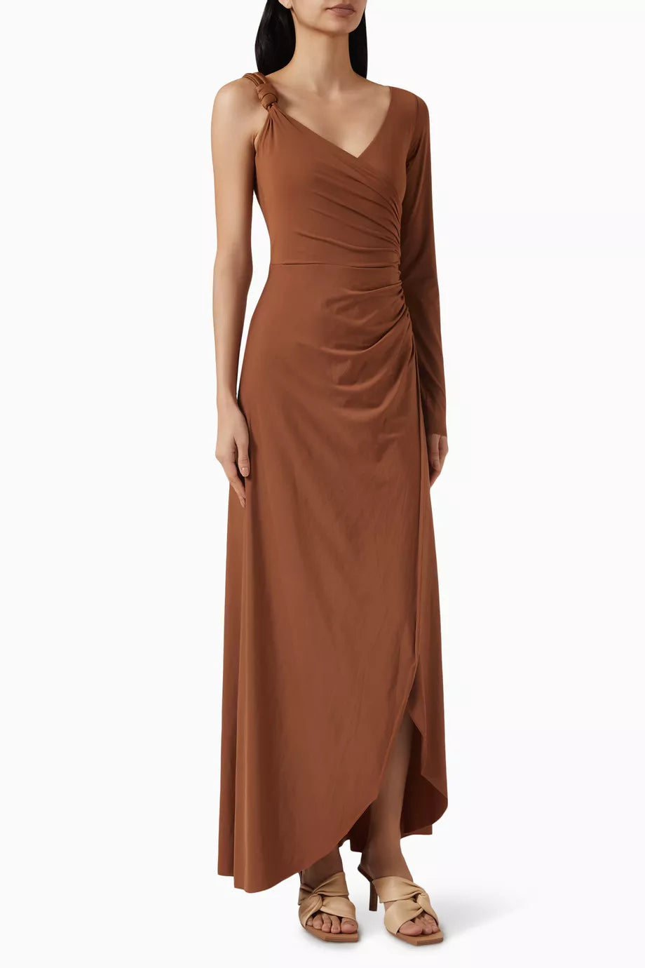 Liana Asymmetrical Dress in Polyamide