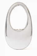 Mini Swipe Shoulder Bag in Mirrored Leather
