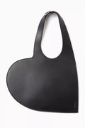 Mini Heart Tote Bag in Leather