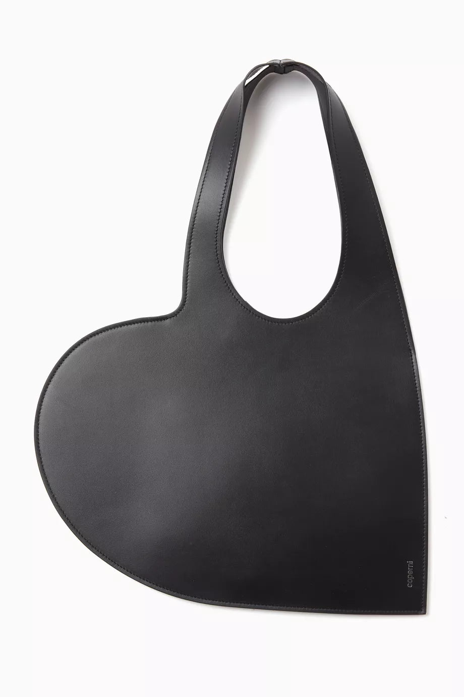 Mini Heart Tote Bag in Leather