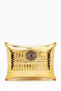 Eye Of The Sun Evening Bag in  24kt Gold-plated Brass